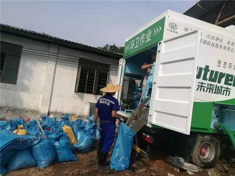麦积工业污泥压干处理